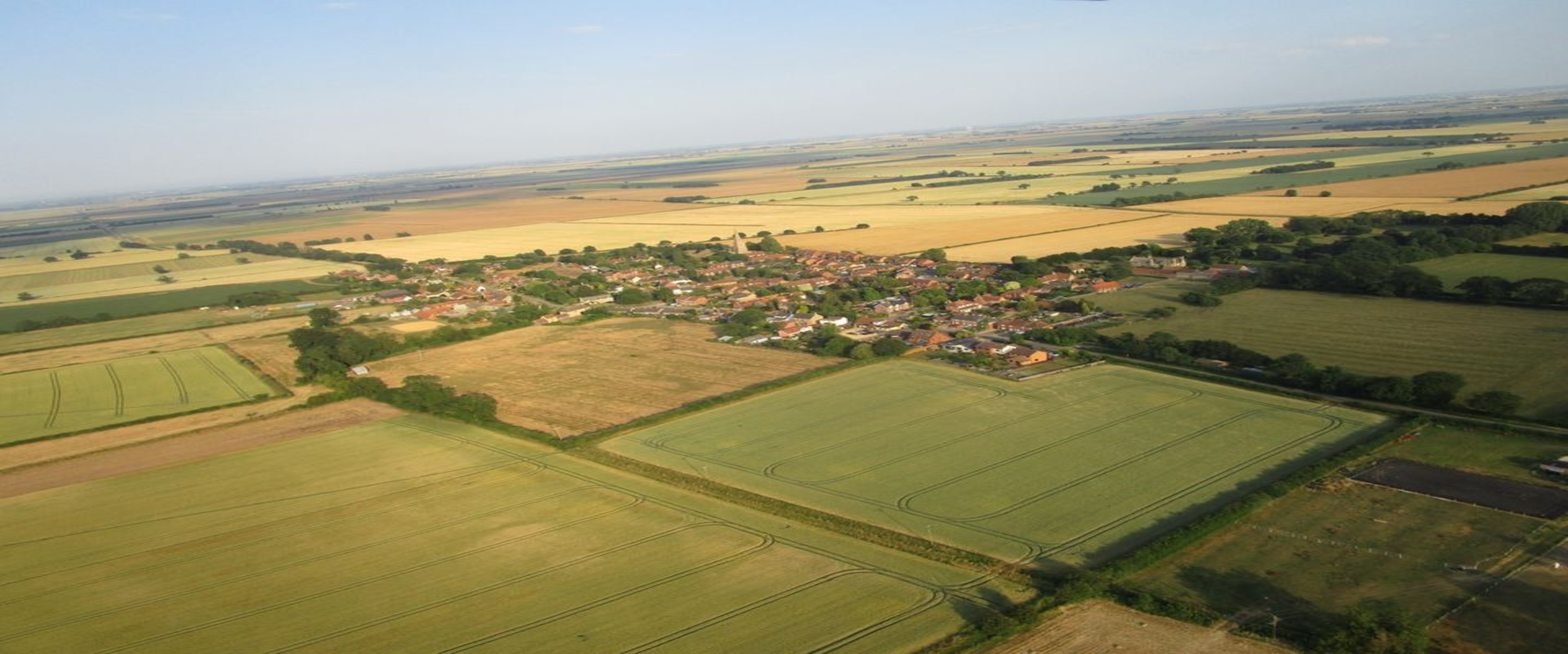 picture of haconby from the air
